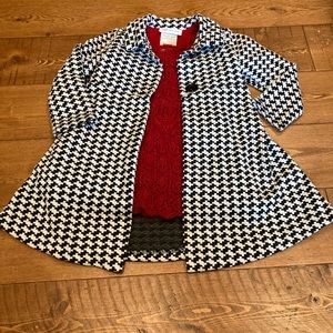 Little girls holiday outfit set